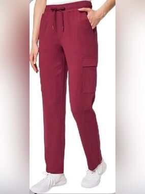 Moretta Performance + Luxury cargo Cargo Joggers Pink XL Like New